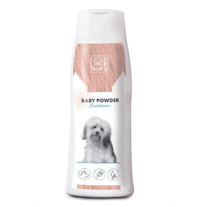 10120299 M-PETS DOG SHAMPOO CONDITIONER BABY POWDER 250ML