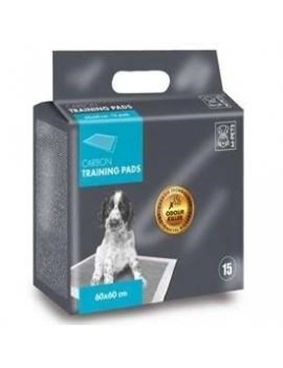 10164713 M-PETS CARBONLU YAVRU KÖPEK ÇİŞ EĞİTİM PEDİ 60X60CM 15Lİ