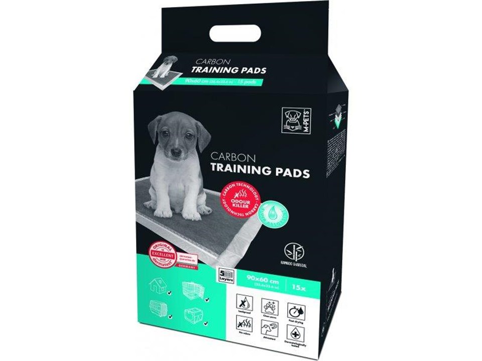 10164813 M-PETS CARBONLU YAVRU KÖPEK ÇİŞ EĞİTİM PEDİ 90X60CM 15Lİ