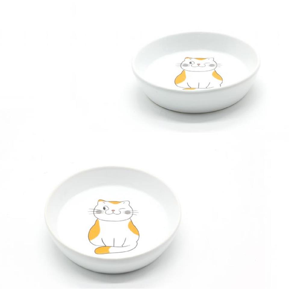 10182-ALLY PAWS DESENLİ SERAMİK MAMA KABI 250ML
