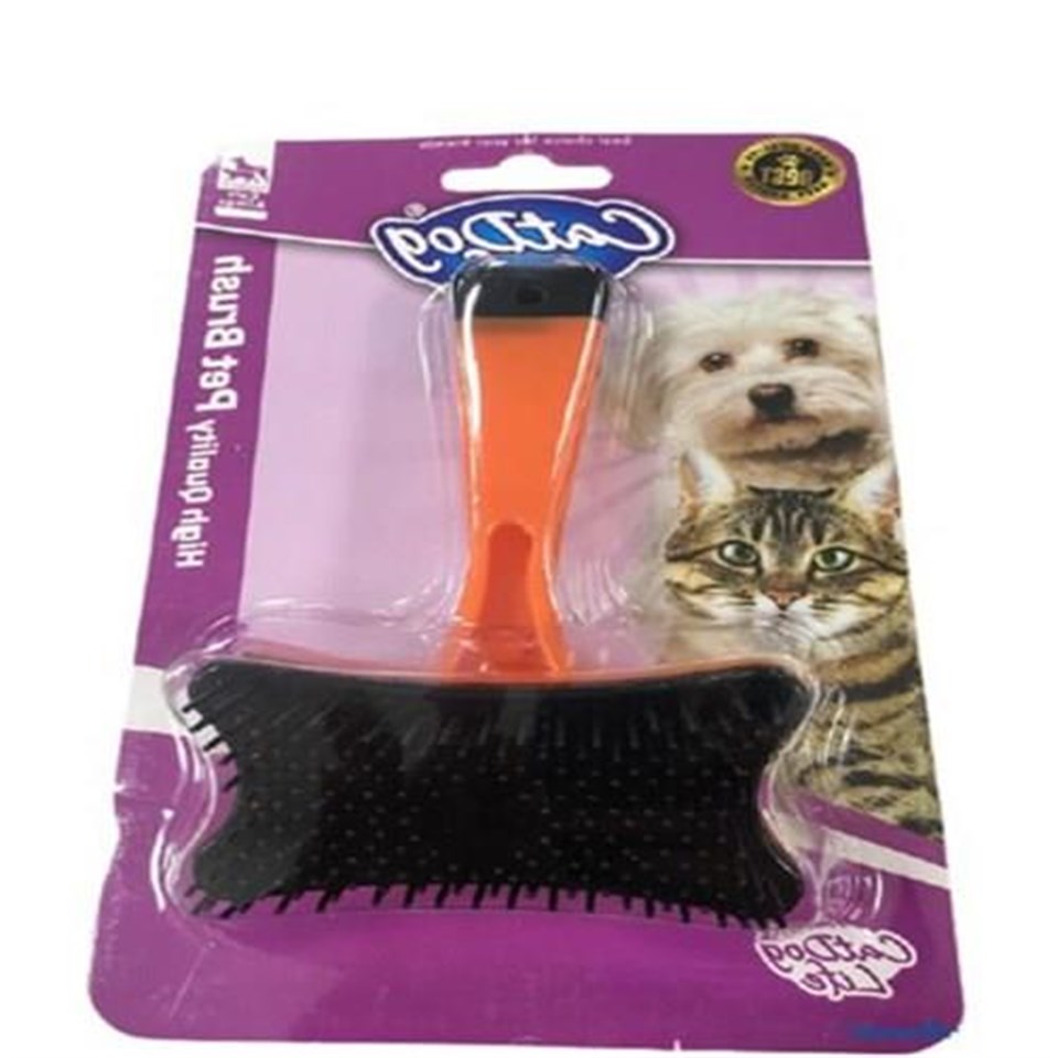 201008-CAT/DOGLİFE PLASTİK UÇLU BASMALI TARAK