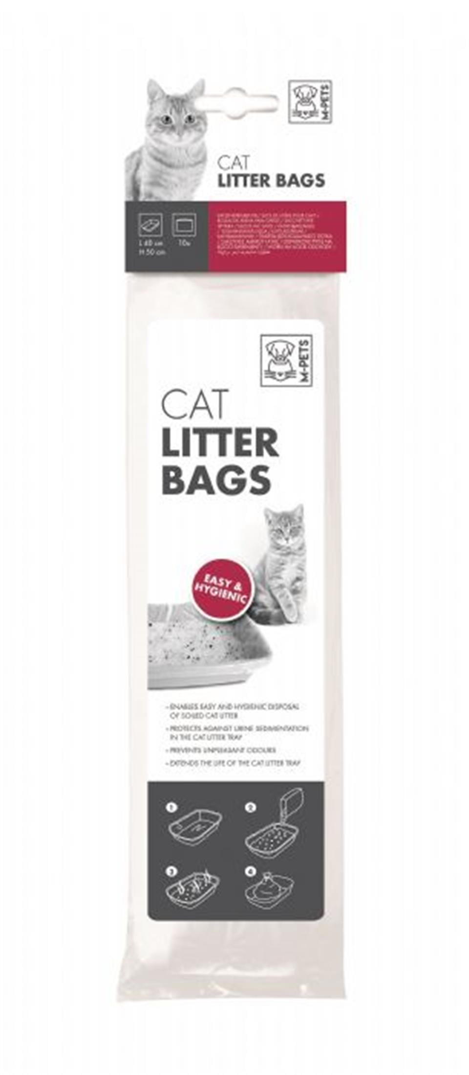 20101201 M-PETS KEDİ KUMU TORBASI 10LU 40X50