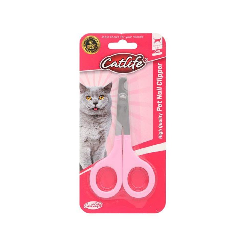201016-CATLİFE KEDİLER İÇİN TIRNAK MAKASI 12,5X6,5CM MİX