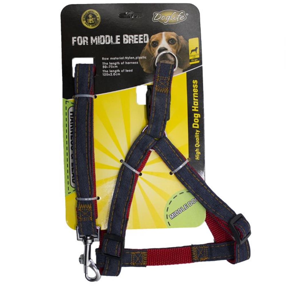 201431-DOGLİFE GÖĞÜS TASMASI+GEZDİRME 2CM MEDIUM