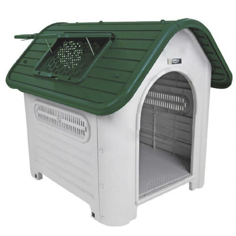 201897-DOGLİFE RAVELLO 87 PLASTİK KÖPEK KULÜBESİ KAPILI
