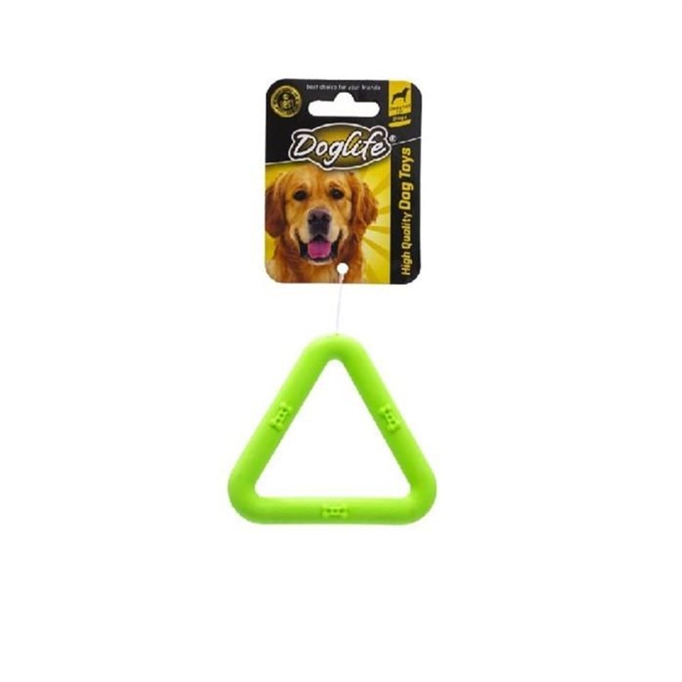 202253-DOGLİFE KÖPEKLER İÇİN KAUÇUK TRIANGLE OYUNCAK