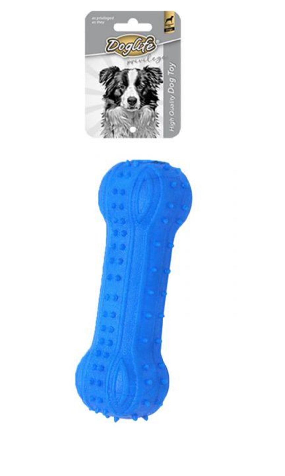 202284-DOGLİFE KÖPEKLER İÇİN KAUÇUK DUMBELL OYUNCAK