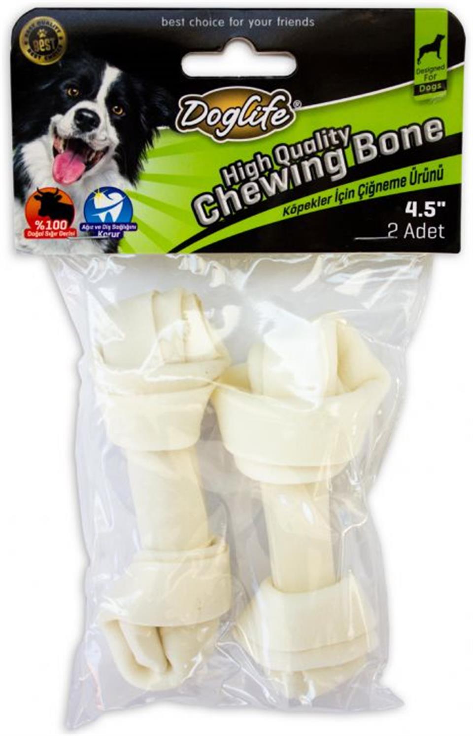 202693-DOGLİFE DÜĞÜMLÜ KEMİK WHİTE 30GR/AD. 2Lİ