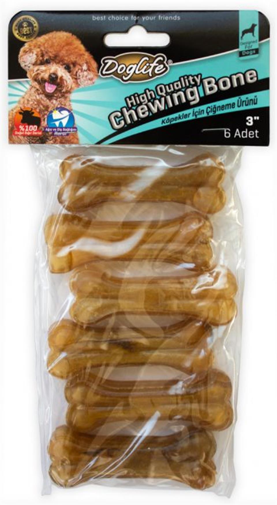 202698-DOGLİFE PRESS KEMİK NATUREL 20GR/AD.6LI