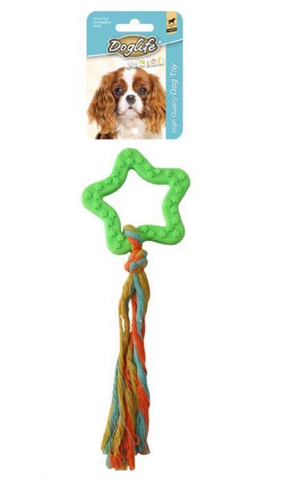 202813-DOGLİFE KÖPEKLER İÇİN İPLİ STAR OYUNCAK