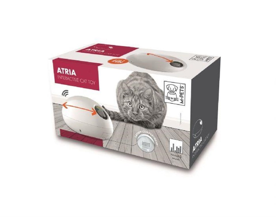 20631399 M-PETS ATRIA İNTERAKTİF KEDİ OYUNCAĞI WHİTE