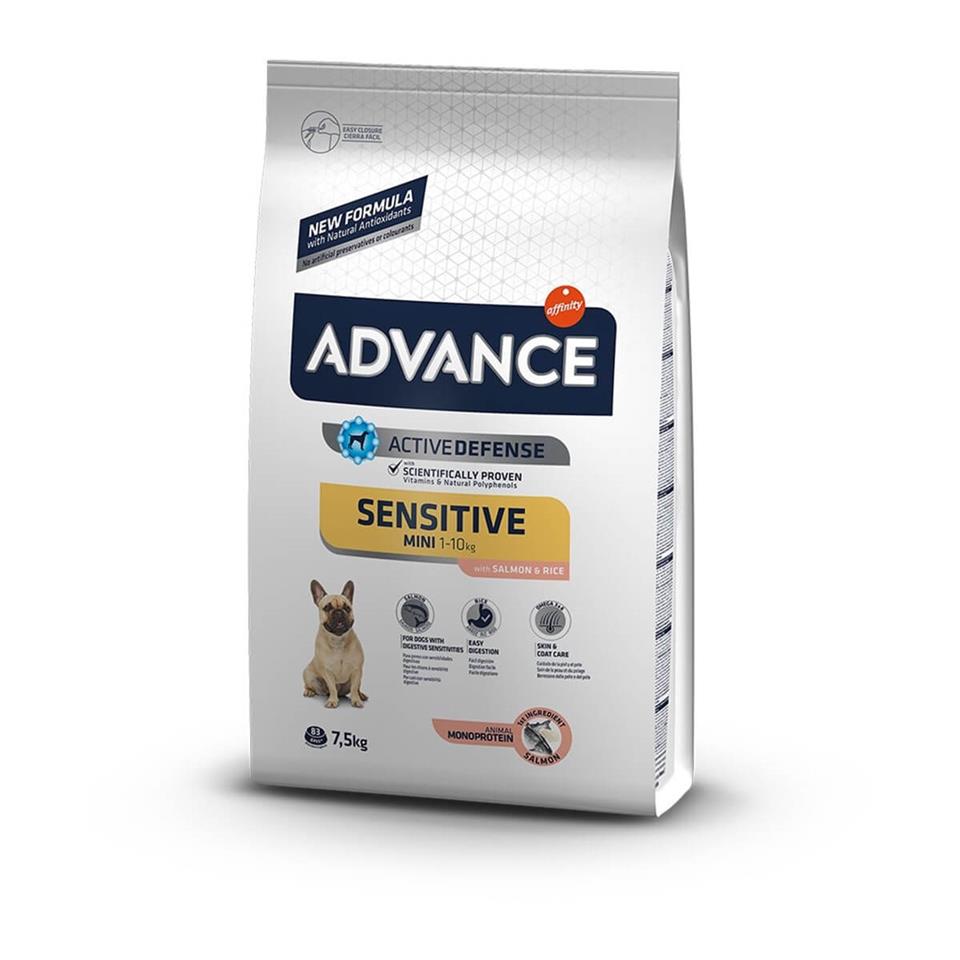 Advance Mini Sensitive Balıklı Köpek Maması 7.5kg