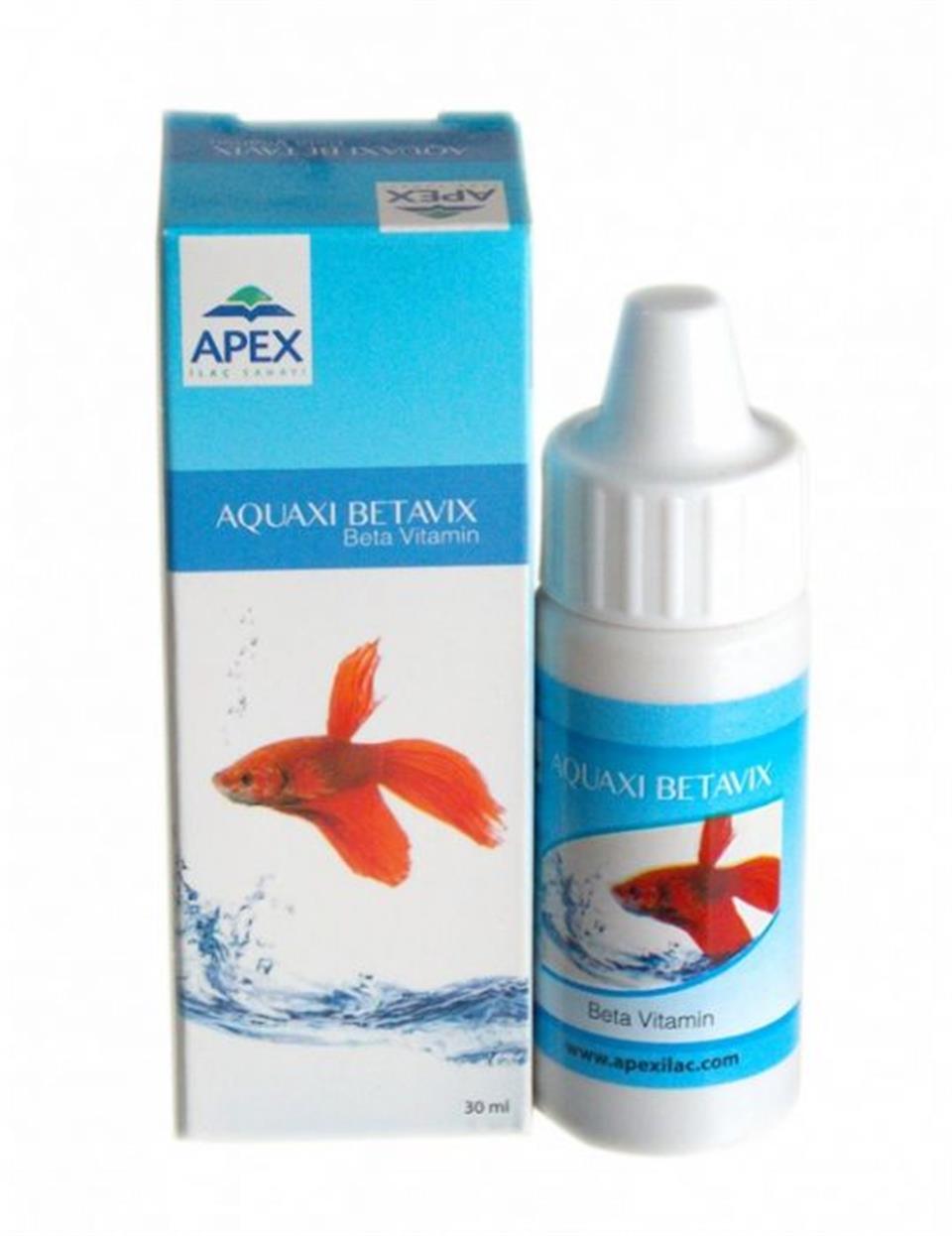 APEX AQUAXİ-BETAVİX BETTA VİTAMİNİ 30ML 12Lİ