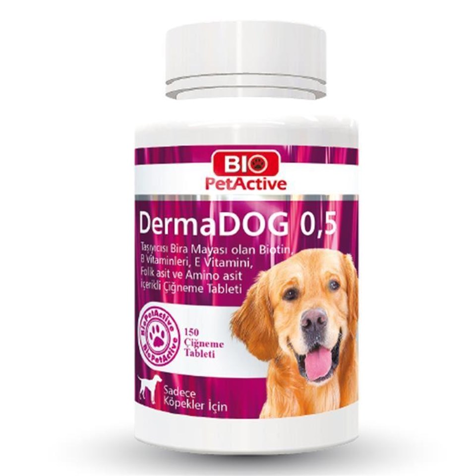 BIO PETACTİVE DERMADOG 75GR 150TABS