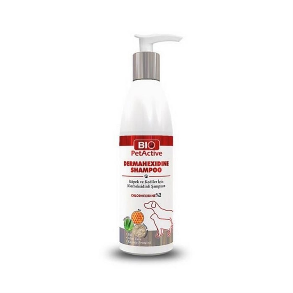 BIO PETACTİVE DERMAHEXIDINE ŞAMPUAN 250ML