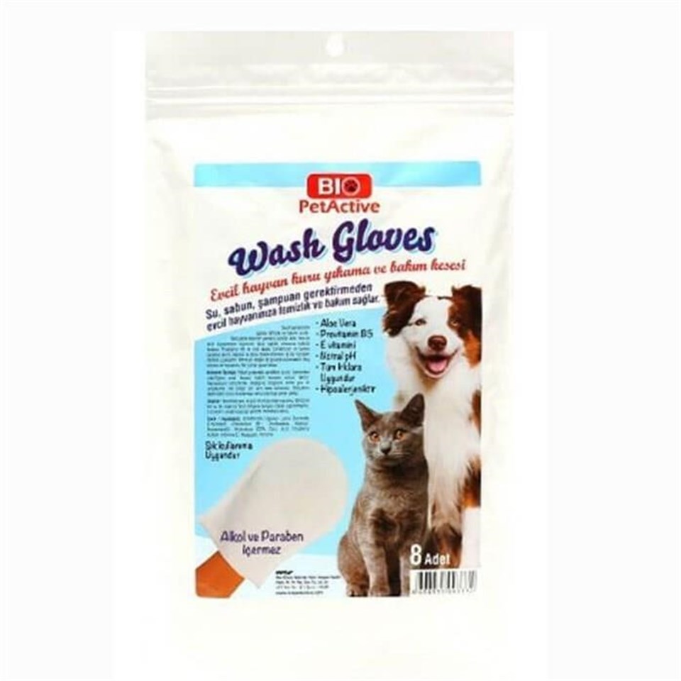 BIO PETACTİVE WASH GLAVES BAKIM KESESİ