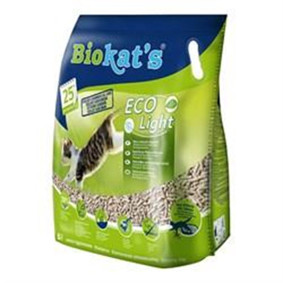 Biokats Eco Light Pelet Naturel Kedi Kumu 5 Lt