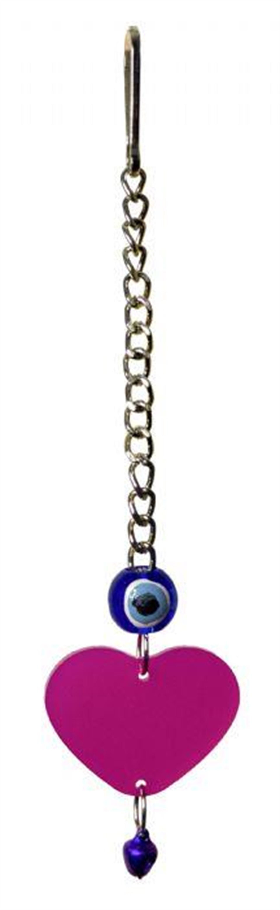 BRD1055-BİRDLİFE KUŞ OYUNCAĞI AKRİLİK ŞEKİLLİ SARKAÇ KALP 