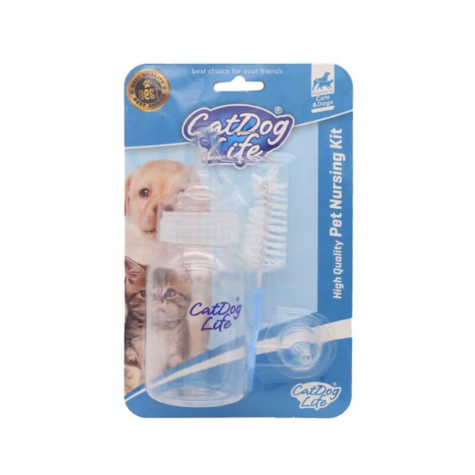 CatDog Life Biberon Seti Yedek Başlıklı Ve Temizleme Fırçalı 150 ml