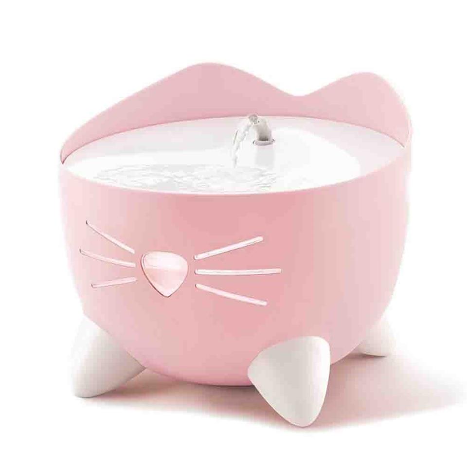 Catit Pixi Fountain Led Seviye Göstergeli Otomatik Kedi Su Sebili Pembe 2Lt
