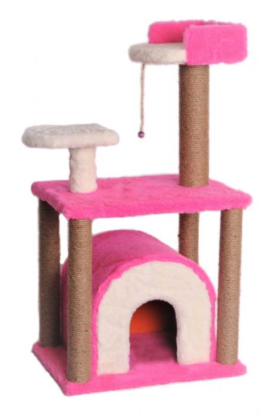 CS01P-CATLİFE YUVA TIRMALAMA PEMBE 105CM