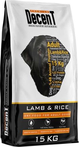 Decent Kuzulu Yetişkin Köpek Maması 15 Kg