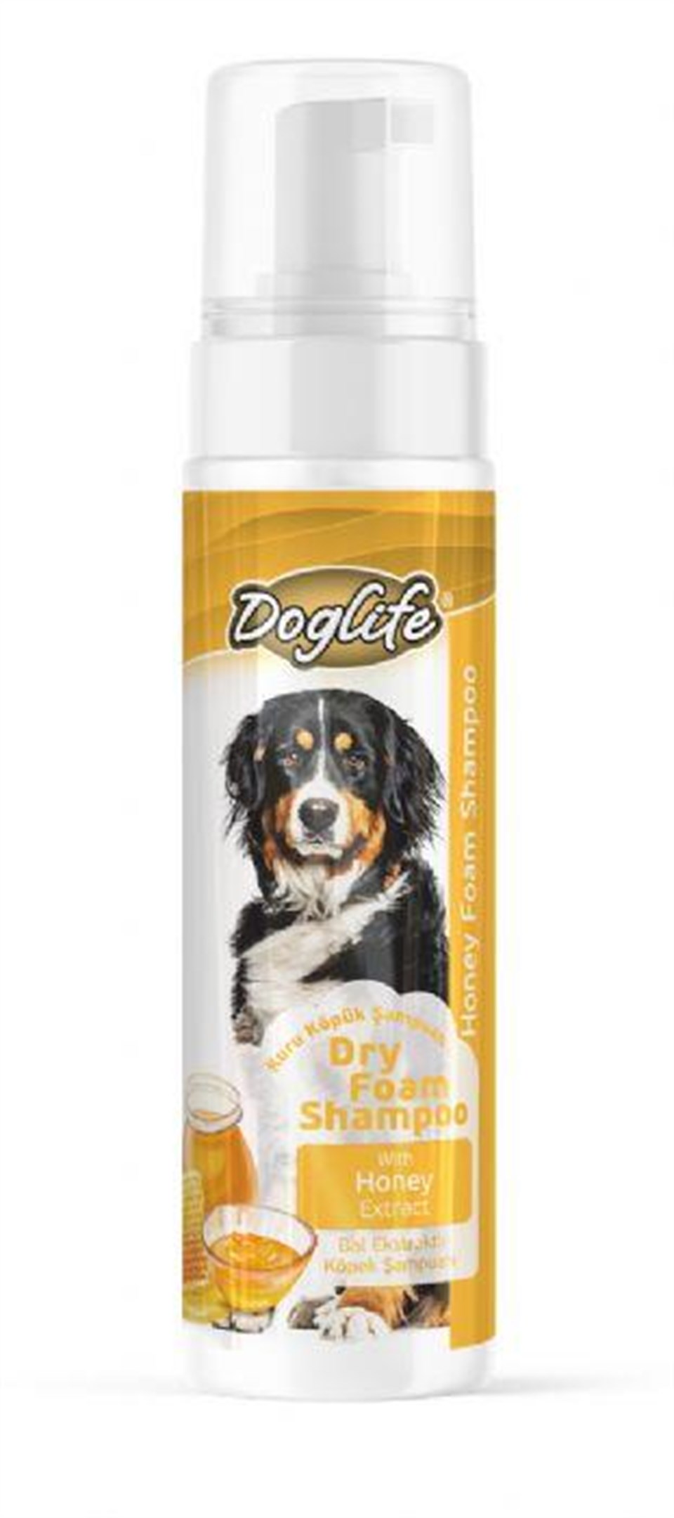 DLCA06-DOGLİFE BAL ÖZLÜ KURU KÖPÜK ŞAMPUAN 200ML