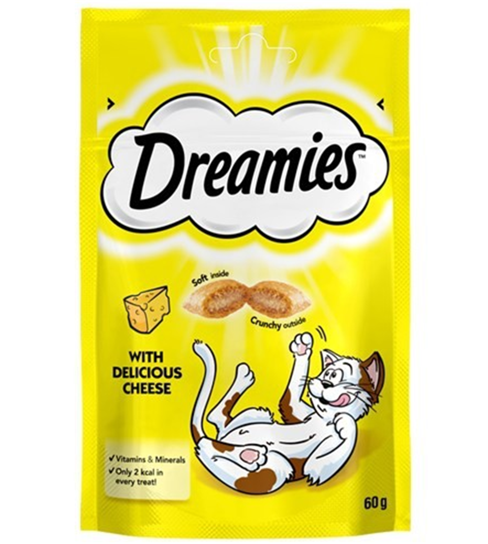 Dreamies İçi Dolgulu Peynirli Kıtır Kedi Ödül Maması 60 Gr