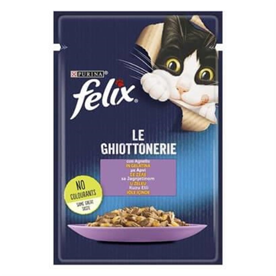 Felix Kuzu Etli Kedi Yaş Mama 85 Gr
