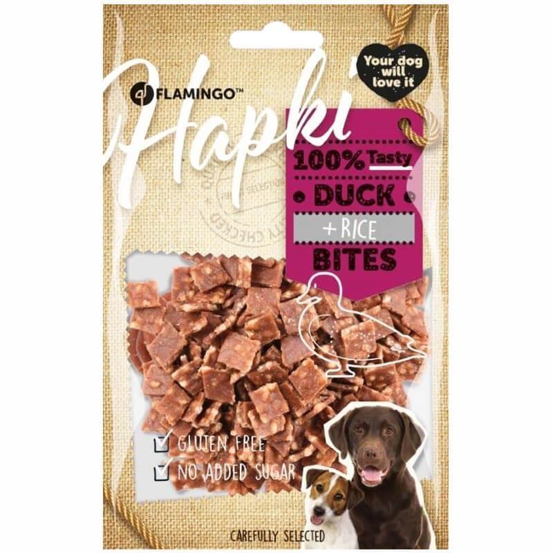 Flamingo Hapki Bites Ördekli Ve Pirinçli Parçalar Köpek Ödülü 85 Gr