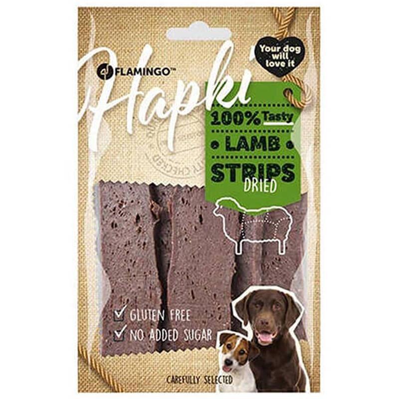 Flamingo Hapki Köpek Ödülü Strips Kuzu Etli Şerit 85gr