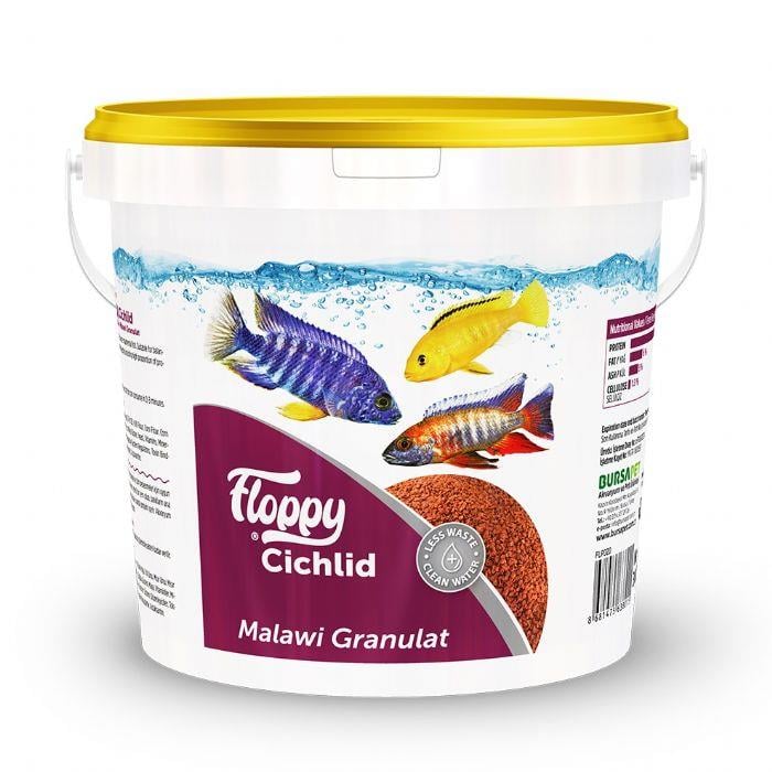 FLOPPY CICHLID MALAWI GRANULAT 3KG KOVA