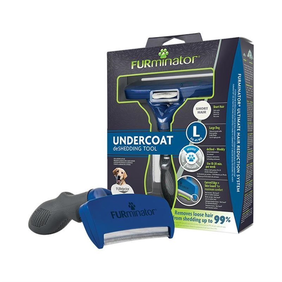 Furminator Short Hair Kısa Tüylü Köpek Tarağı-Large