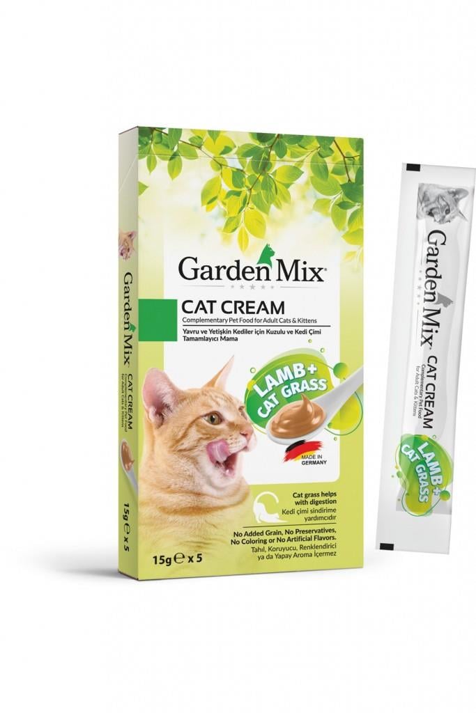 Garden Mix Kedi Kreması Kuzu kedi Otu 15grx5Ad