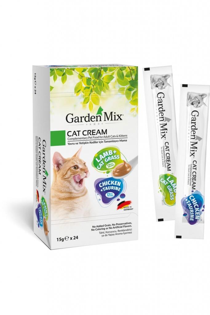 Garden Mix Kedi Kreması Xxl Tavuk kuzu 15grx5 Ad