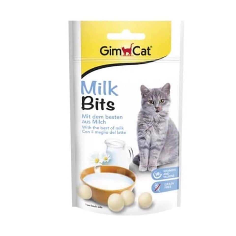 Gimcat Milk Bits Sütlü Kedi Ödül Tableti 40 Gr