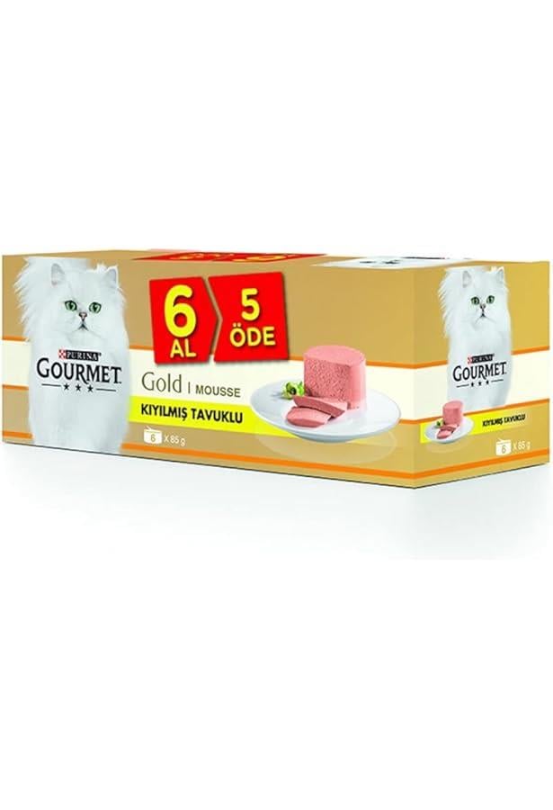 Gourmet Gold Kıyılmış Tavuklu Konserve Kedi Maması 85 Gr - 6 Al 5 Öde