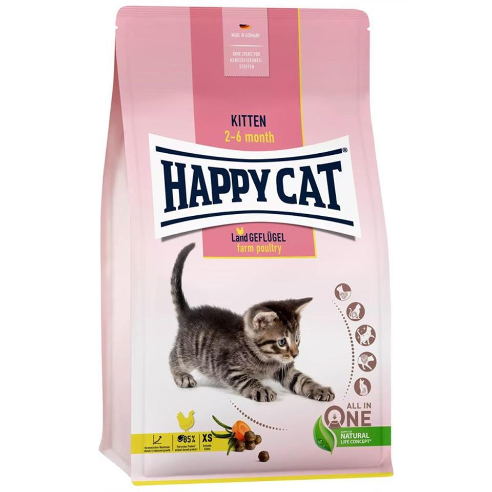 Happy Cat Kitten Land Geflugel 4 Kg