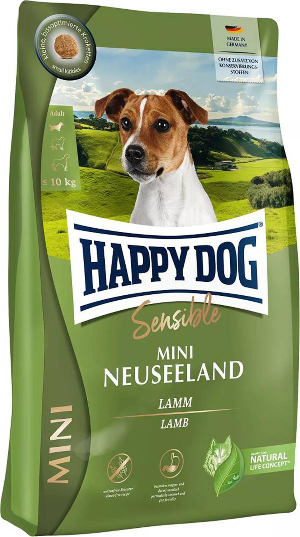 Happy Dog  Food Sensible Mini Neuseeland Lamb & Rice