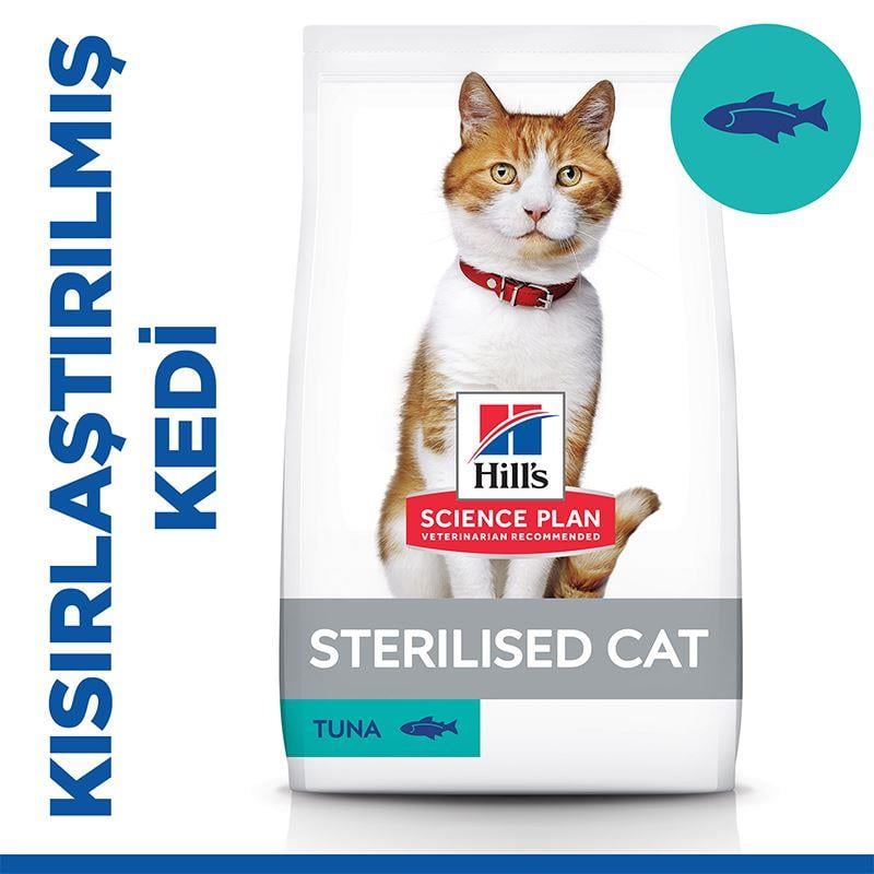 Hills Kısırlaştırılmış Ton Balıklı Yetişkin Kedi Maması 1.5kg