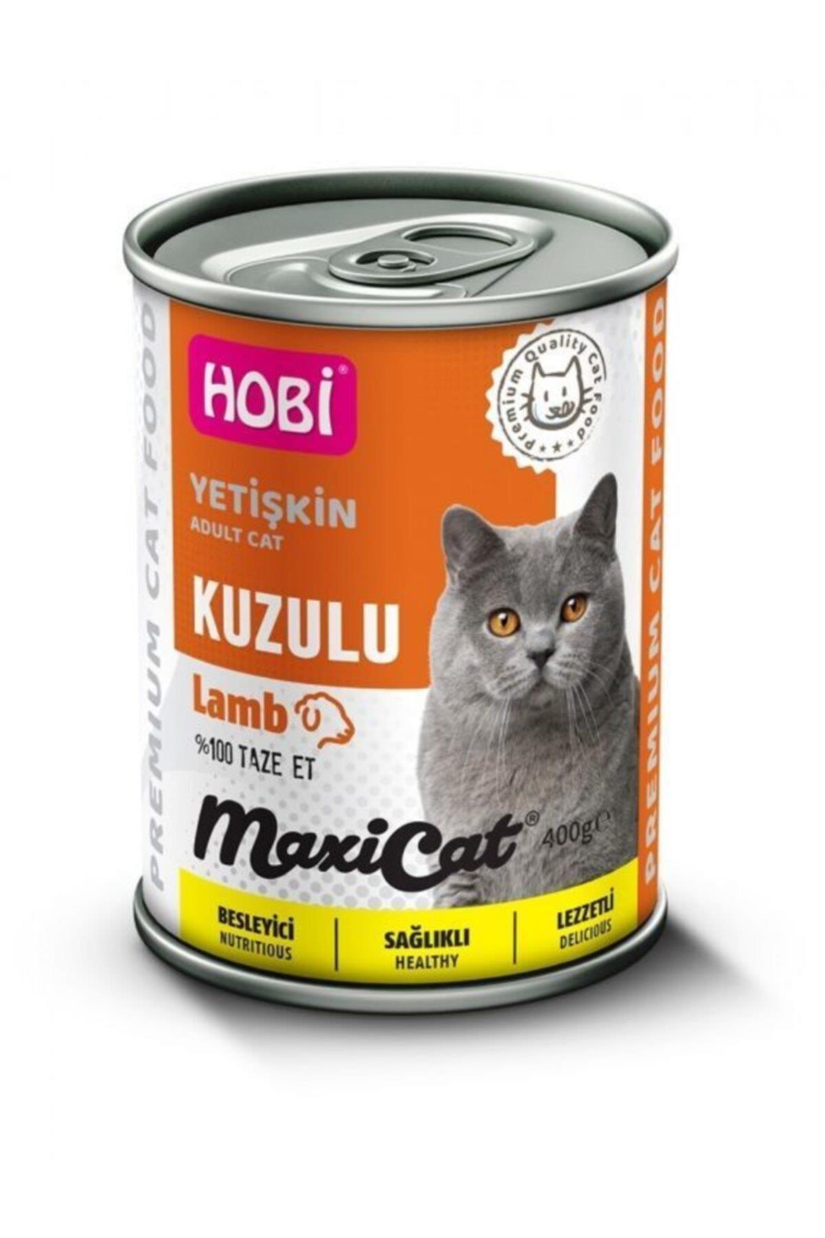 Hobi Maxicat Kuzu Etli 400 gr Yetişkin Kedi Konservesi