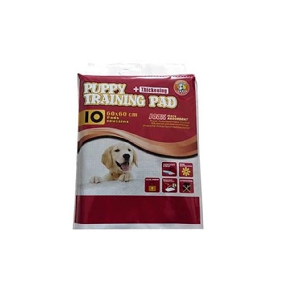HUSHPET ULTRA EMİCİ YAVRU KÖPEK ÇİŞ EĞİTİM PEDİ 60X60CM 10LU