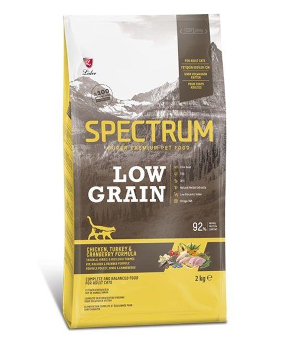 LOW GRAIN 2KG ADULT CAT CHICKEN&TURKEY