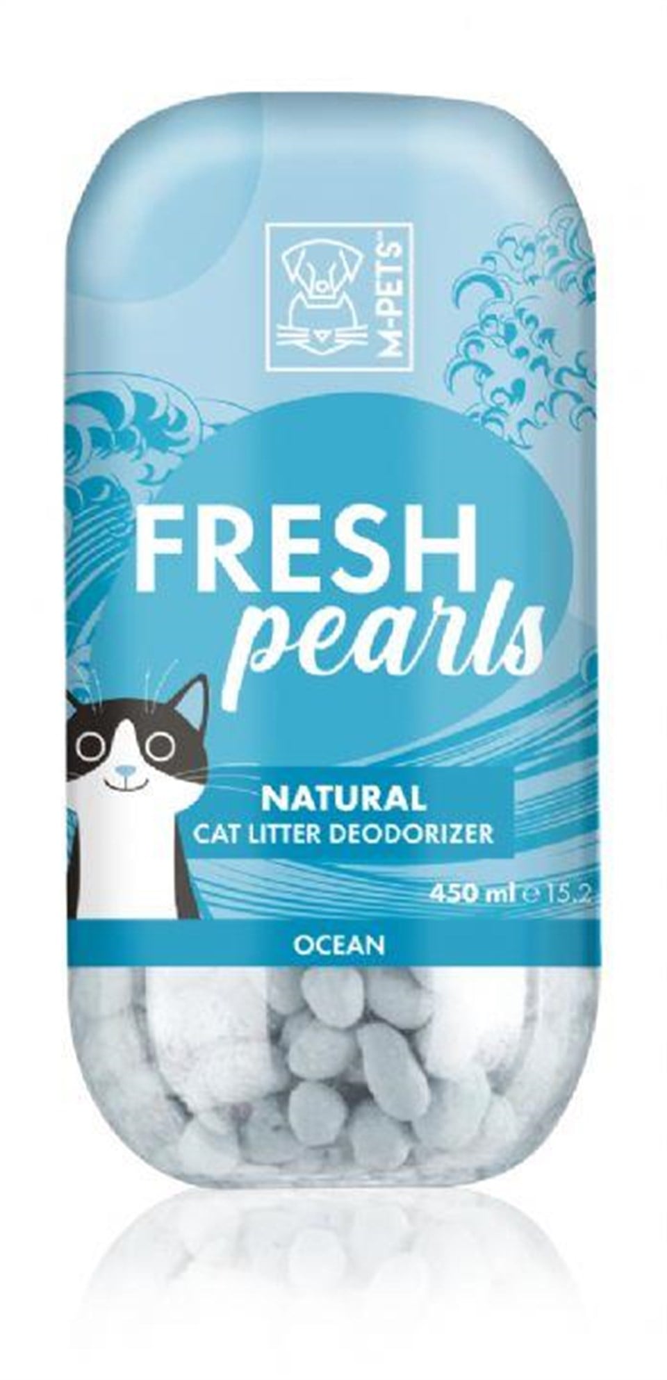 M-PETS FRESH PEARLS KEDİ KUMU DEODORANT OKYANUS KOKULU 450ML