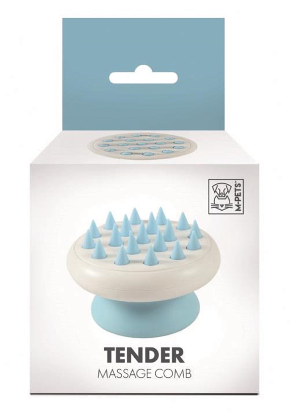 M-PETS TENDER DİKEN UCLU MASAJ FIRÇASI BLUE