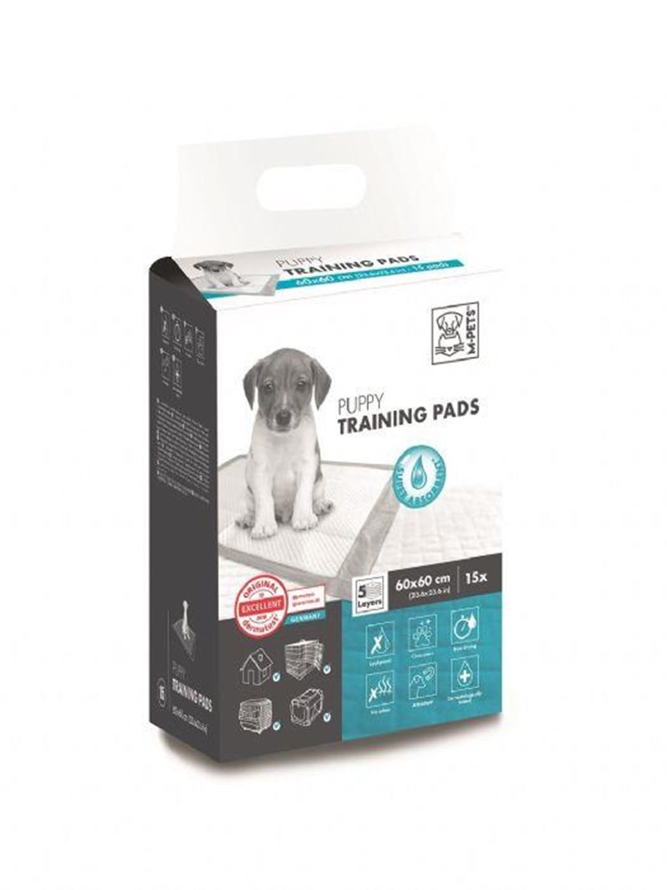M-PETS YAVRU KÖPEK ÇİŞ EĞİTİM PEDİ 60X60CM