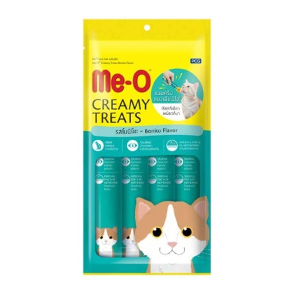 Me-O Creamy Treats Kurutulmuş Ton Balığı Ek Besin ve Kedi Ödülü 60 Gr ( 4 x 15 Gr )