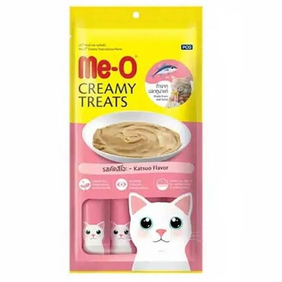 Me-O Creamy Treats Orkinos Balığı Tuna Ek Besin ve Kedi Ödülü 60 Gr ( 4 x 15 Gr )