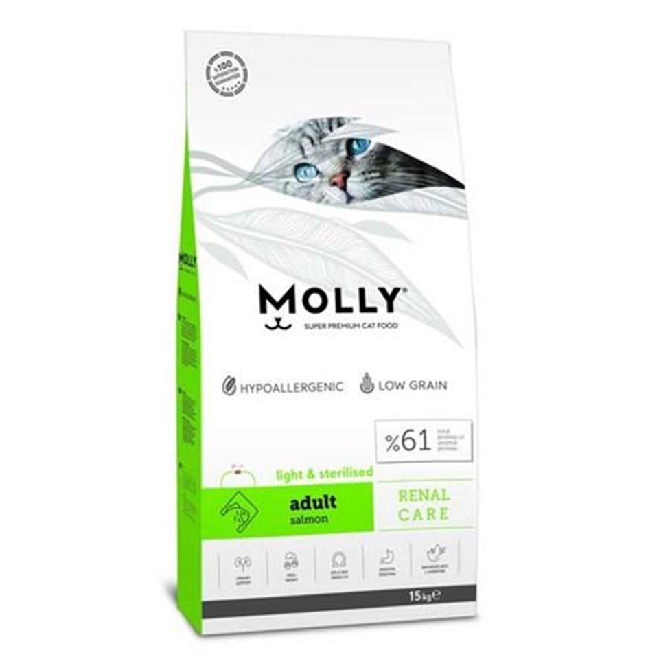 Molly Adult Sterilised Somon 15 Kg