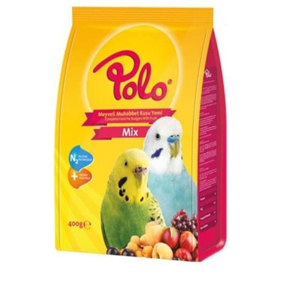 Polo Meyveli Muhabbet Kuşu Yemi 400 gr
